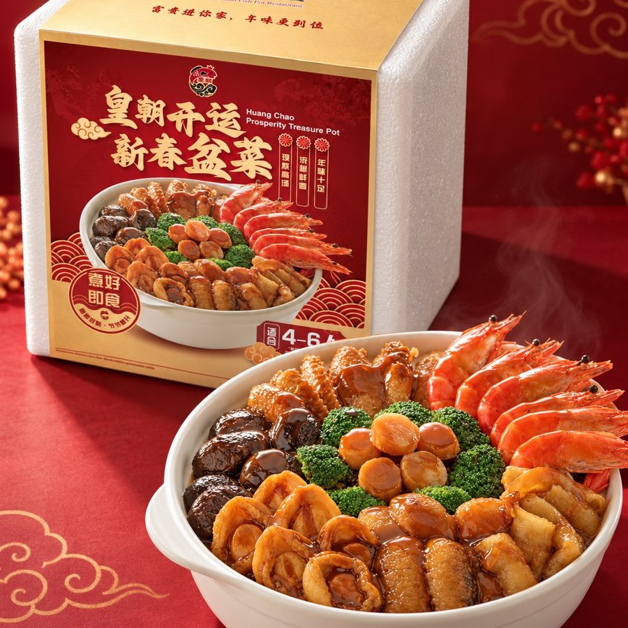 Huang Chao Prosperity Treasure Pot box